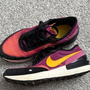Nike Pink and Gold Athletic Shoes